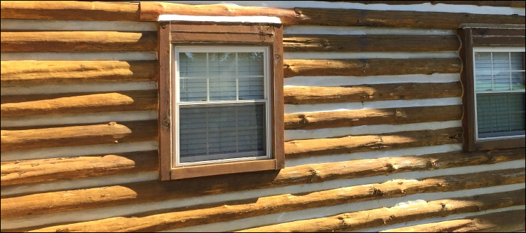 Log Home Whole Log Replacement  Powhatan County, Virginia